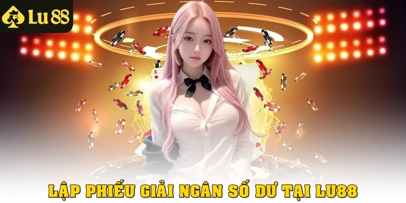 Lập phiếu giải ngân số dư